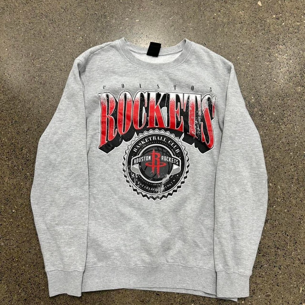 Vintage Ultra Game Houston Rockets NBA Crewneck Sweatshirt (Size Small)